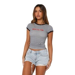 NWT White Fox Baby Tee